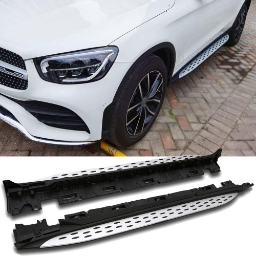 Πλαϊνά σκαλοπάτια AMG look για Mercedes-Benz GLC-Class (C253 / X253) 2015 - 2022